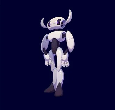 Robot, futuristic digital android or cyborg bot Stock Illustration