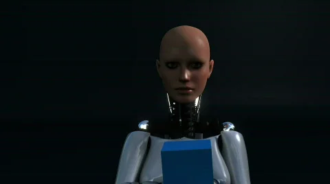 Robot gift Stock Footage 738578