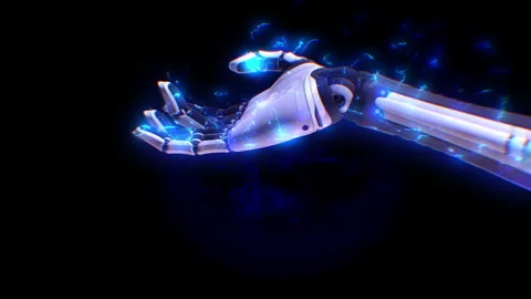 Robot Hand 01 Stock Footage 293564706