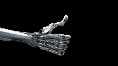 Robot hand - countdown Stock Footage 11357508
