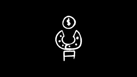 Robot Hand Holding Dollar Coin Icon Stock Footage 345595566