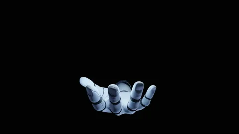 Robot Hand Opening Video stock 221950652