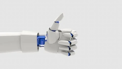 Robot Hand Thumbs Up Stock Footage 290891153
