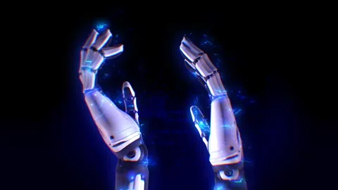 Robot Hands 01 Stock Footage 293567558