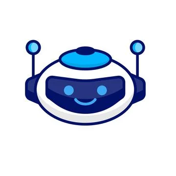 Robot Head Avatar Vector Design. Cartoon Robot Head Icon Stock Illustration