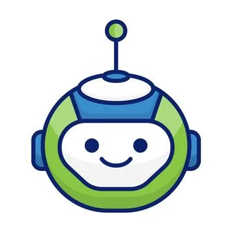Robot Head Avatar Vector Design. Cartoon Robot Head Icon Stock Illustration