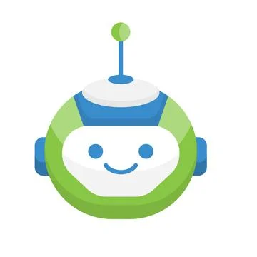 Robot Head Avatar Vector Design. Cartoon Robot Head Icon Illustrazione stock