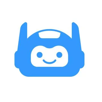 Robot Head Avatar Vector Design. Cartoon Robot Head Icon Stock Illustration