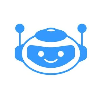 Robot Head Avatar Vector Design. Cartoon Robot Head Icon Stock Illustration