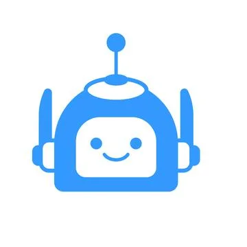 Robot Head Avatar Vector Design. Cartoon Robot Head Icon Illustrazione stock