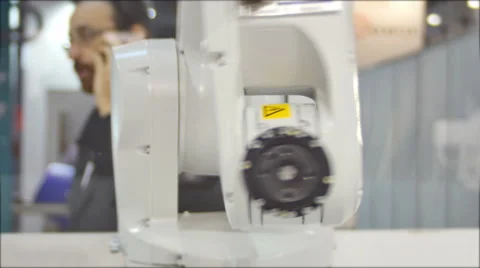 Robot Head Camera Control 4K UHD Stock Footage 50617205