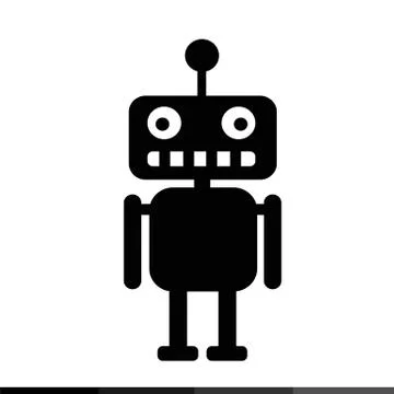 Robot icon illustration design Stock Illustration