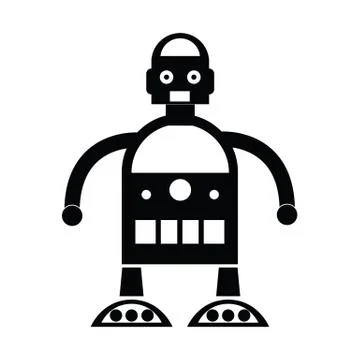 Robot icons Stock Illustration