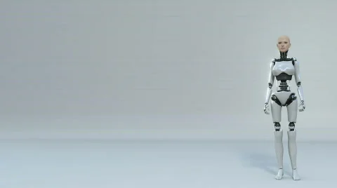 Robot idle Stock Footage 738760