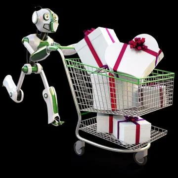Robot Illustrazione stock