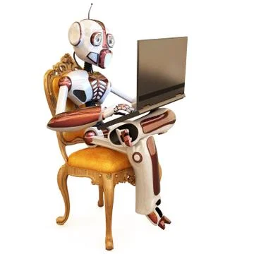 Robot Illustrazione stock