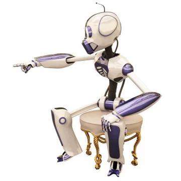 Robot Illustrazione stock