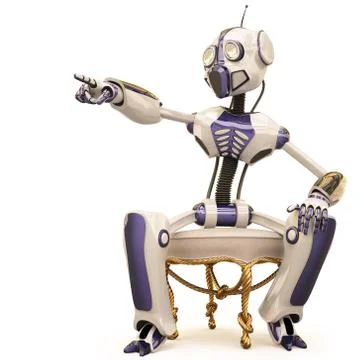 Robot Ilustração Stock