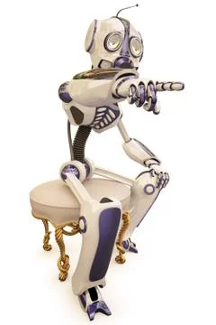 Robot Illustrazione stock