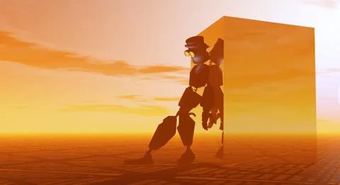 Robot  Stock-Illustration