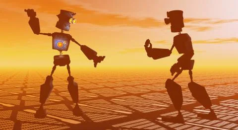 Robot  Stock-Illustration