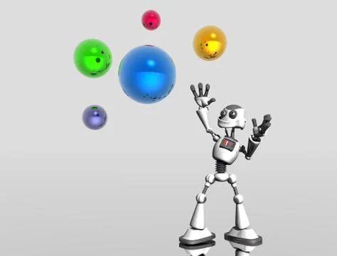 Robot Illustrazione stock