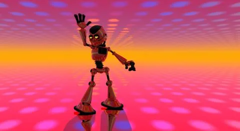 Robot Illustrazione stock