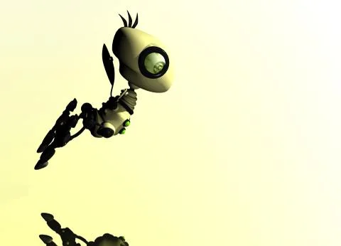 Robot Illustrazione stock