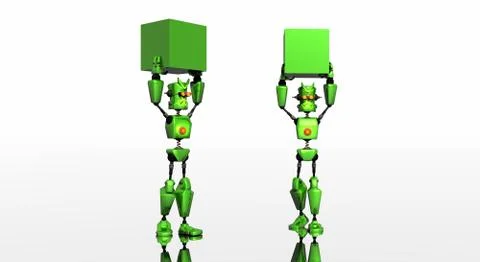 Robot Illustrazione stock