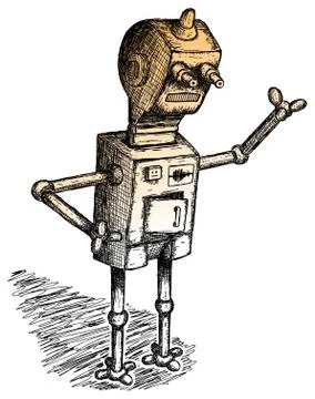 Robot Stock Illustration