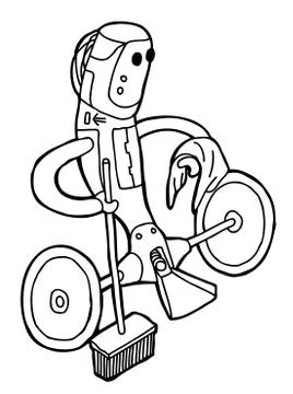 Robot Ilustración de archivo