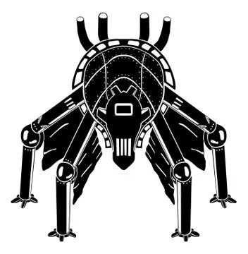 Robot Illustrazione stock