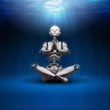 The robot Stock Illustration