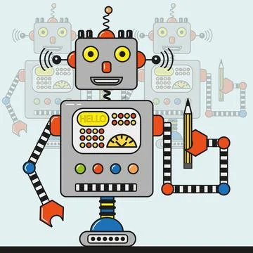 Robot Stock Illustration