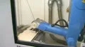 Robot laser cutting HD Footage