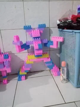 Robot from lego 스톡 사진