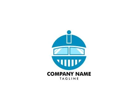 Robot logo design icon vector Stock Illustration