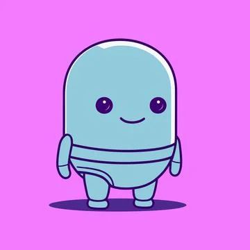 Robot logo icon design vector Stock Illustration