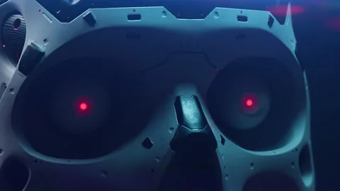 The robot looks randomly in different directions Stock-Footage 235718665