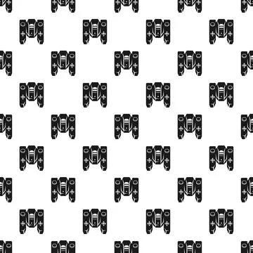 Robot machine mechanical seamless pattern background design Stock Illustration