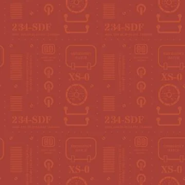 Robot machine metal pattern イラスト素材