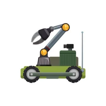 Robot machine technology Stock Illustration