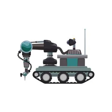 Robot machine technology Stock Illustration
