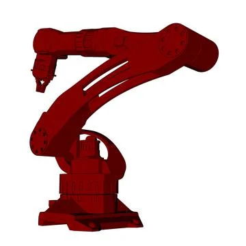 Robot manipulator. assembler or welder. Stockillustratie