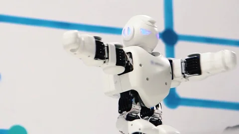 Robot Mechanism Stock-Footage 77828879