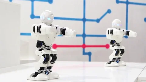 Robot Mechanism Stockbeeldmateriaal 77829003