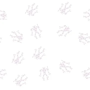 Robot monster glyph seamless pattern Stock Illustration