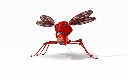 Robot Mosquito Illustrazione stock