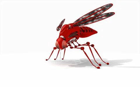 Robot Mosquito Illustrazione stock
