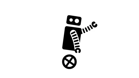 Robot Moving Forward Stock Footage 335672321